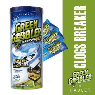 Green Gobbler Drain Opening Pacs, 3 Packs