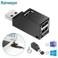 Rainwayer Bộ Chuyển Đổi HUB USB 3.0 Hộp Chia Mini Mở Rộng 3 Cổng Cho Máy thumbnail