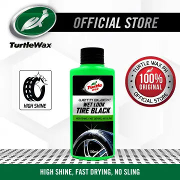  Turtle Wax T217RA Wet'n Black Ultra Wet Tire Shine - 23 oz. :  Automotive