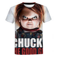 Chucky Graphic T เสื้อผู้ชายเสื้อผ้าฤดูร้อน Mens รอบคอ PLUS ขนาดเสื้อยืดแฟชั่นแขนสั้นเสื้อ Harajuku streetwear TEE