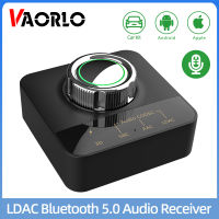 VAORLO LDAC เครื่องรับสัญญาณเสียงบลูทูธ3D ตัวรับสัญญาณ WiFi เสียงสเตอริโอแบบรอบทิศทางพร้อมไมโครโฟน Ldac/aa/sbc CODEC 3.5มม. AUX RCA Bass ความละเอียดสูงตัวรับสัญญาณเพลง