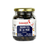 ซาบารอท เห็ดเเตรดำ อบแห้ง 30 กรัม - Sabarot Dried Black Trumpet Mushroom Trompettes de la mort 30g