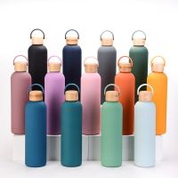 【YP】 2023 new 1L large-capacity insulation cup outdoor sports bottle kettle bamboo portable water