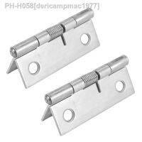【LZ】 2X 2 Inch Long Stainless Steel Self-Closing Corner Spring Draw Door Hinge