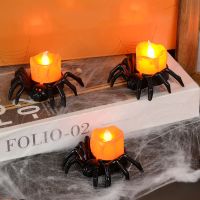 【YP】 Decorations Candle Plastic Pumpkin Lamp for Bar Haunted Horror Props