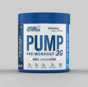 Pump 3G Pre Workout Applied Nutrition 50 scoops vị Icy Blue Raz có caffein