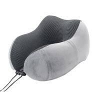 Memory Cotton U-shaped Pillow Magnetic Cloth U-shaped Pillow Car Travel Pillow Nap Cervical Neck Pillow Eyeshade Body Pillow Travel pillows