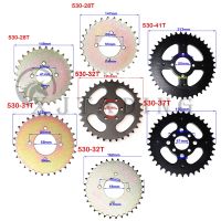 โซ่530 28T/31T/32T/35T/37T/40T/41T/45T เฟืองหลังฟันสำหรับชิ้นส่วนมอเตอร์จักรยานยนต์ ATV Quad Pit จักรยานสกปรกรถบั๊กกี้โกคาร์ท