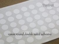 14mm Round Double Sided Adhesive Glass Adhesives and Seal for Pendants Double Sided Adhesive Sticker Glue for Jewelry