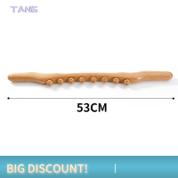 ?【Lowest price】TANG ใหม่8ลูกปัด Gua Sha นวดติดคาร์บอนไม้กลับร่างกายเมริเดียน Scrapping therapy ไม้กายสิทธิ์ผ่อนคลายการฝังเข็มนวด