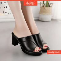 △﹊♛ Women thicker high Heel sandals kasut Perempuan Wanita platform ( plus size 35-42)