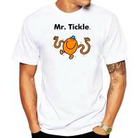 Cartoon MR. MEN and LITTLE MISS graphic cotton O-neck T-shirt for men