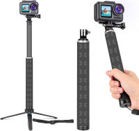 TELESIN Selfie Stick ขาตั้งกล้อง,35.5 คาร์บอนไฟเบอร์กันน้ำน้ำหนักเบา Extension Pole Monopod สำหรับ GoPro Max Hero 11 10 9 8 7 6 5 4, DJI Action 2 3, Insta360 One R RS,หนึ่ง X2 X3และกล้องแอ็คชั่นอื่นๆ