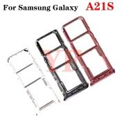 CW For Galaxy A21S A217 Sim Card Slot Tray Holder Reader