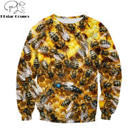 Old Time Bee Keeper 3D Printed Men Hoodie Pure Raw Honey Harajuku Fashion Hooded Sweatshirt Unisex Casual jacket pullover MF-50