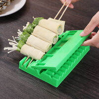 【Special】Kebab Maker Brochette เครื่องมือเสียบเนื้อผักสตริงอุปกรณ์บาร์บีคิว Gadget มัลติฟังก์ชั่นสำหรับย่างอาหาร Kabobs