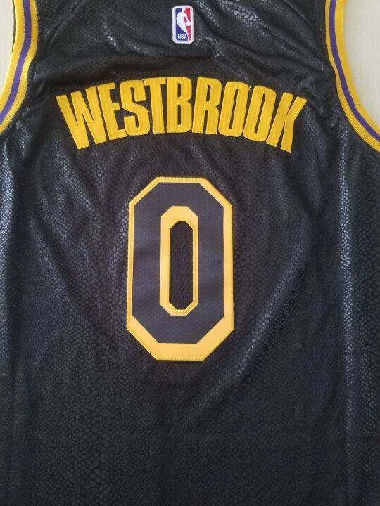 ready-stock-ready-stock-mens-no-0-russell-westbrook-los-angeles-lakerss-swingman-jersey-black-gold