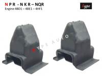 ยางกันกระแทกแหนบหน้า อีซูซุ ISUZU NPR - NKR - NQR เครื่อง 4BE1 - 4BD1 - 4HF1 ( 2 ชิ้น)