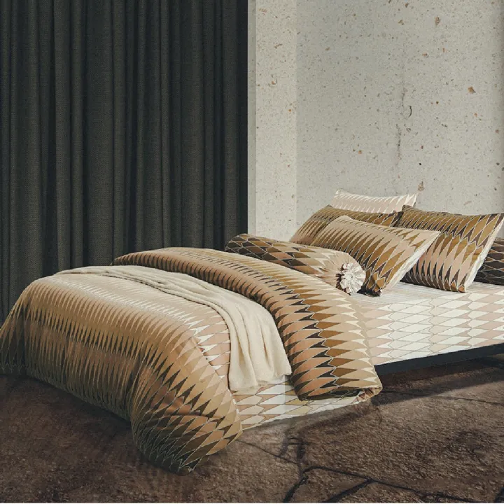 SB Design Square LOTUS ผ้าปูที่นอน   ผ้านวม100x90 ขนาด 6ฟุต(6ชิ้น) รุ่น MILANO-03 (182x198x35.56ซม.)