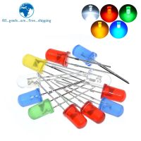 ✑♣№ TZT 1000pcs LED 5MM White/Blue/Red/Yellow/Green Light Bulbs / 5MM White Colour LED Emitting Diode F5mm White LED