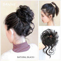 Sanhe วิกผมหยิกยาวเกาหลี Fluffy Natural Octopus Hair Accessories Extensions Pads