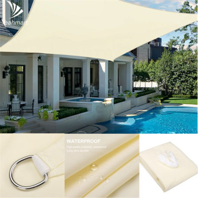 2021Waterproof Sun Shelter Sunshade Protection Shade Sail Awning Camping Shade Cloth Large For Outdoor Canopy Garden Patio 40OFF