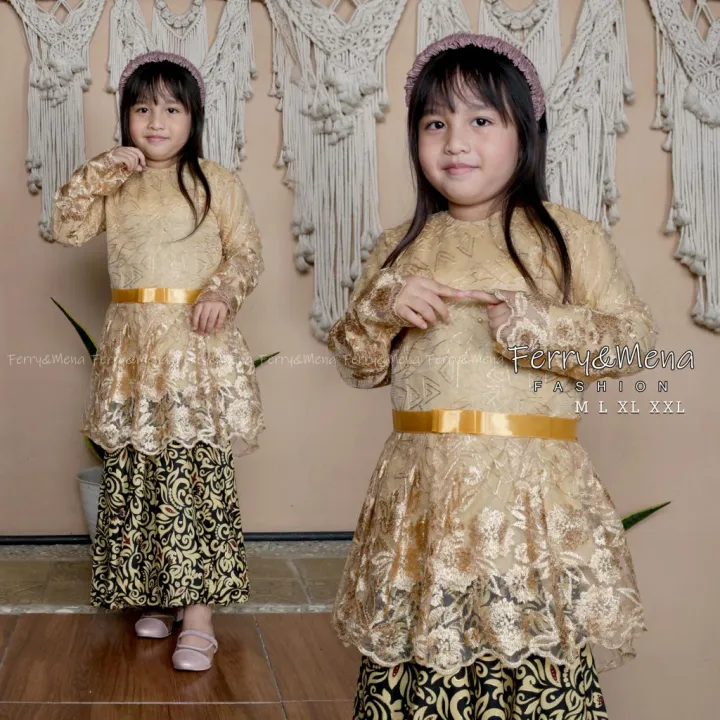 SET KEBAYA ANAK PEREMPUAN / KEBAYA ANAK PEREMPUAN MODERN / KEBAYA ANAK