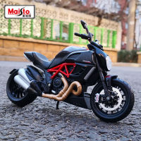 Maisto 1:12 DUCATI Diavel คาร์บอนอัลลอยกีฬารถจักรยานยนต์รุ่น D Iecasts โลหะถนนแข่งรถจักรยานยนต์รุ่นเด็กของเล่นของขวัญ