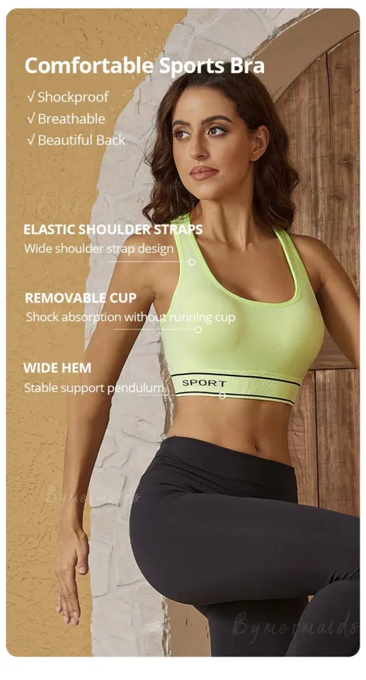 WORKOUT BRALETTE WITH REMOVABLE CUPS - SEAMLESS