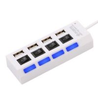 USB HUB 2.0 High Speed 4/7 Port USB 2.0 High Speed Mini Switch Hi-Speed ON / OFF ตัวเพิ่มช่อง ยูเอสบี พร้อม ตัวอ่า