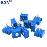 10PCS 3386P Potentiometer Precision Adjustable Resistance 100 200 500 Ohm 1K 2K 5K 10K 20K 50K 100K 200K 500K 1M Ohm 103