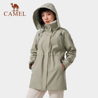 Cameljeans แจ็คเก็ตของผู้หญิงแจ็คเก็ตขนแกะนิ่มฤดูใบไม้ร่วงกันน้ำ Windproof หนาผู้หญิงเสื้อหนาว