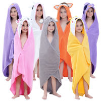 Baby Animal Cartoon Hooded Towel Beach Bath Robes Soft Children Poncho Towels Bathing Suit Towel For Boys Girls Kids Bathrobe