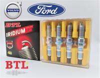 ILTR6A8G IRIDIUM Sparkplugs BTL บีทีแอล หัวเทียนเข็ม (แพ็ค 4 หัว) ITV16, AYFS22FM, SP411 VOLVO S60 S80 V60 V70 FORD FIESTA 1.6(04) Ford Focus1.6(12-16) Focus2.0(09-12) ESCAPE(01-04) Zafira 2.2 Captiva 2.4L Mazda 3 Fiesta(12-16)