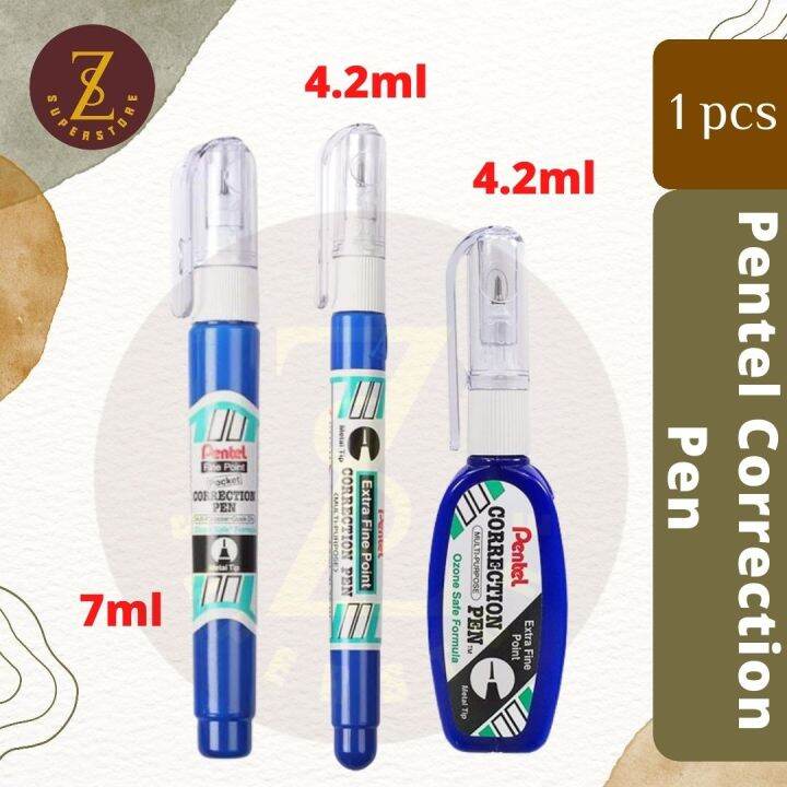 Pentel Correction Pen Metal Tip Liquid Paper Lazada