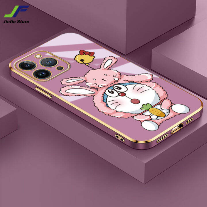 เคสโทรศัพท์เพลงแมวกระต่ายการ์ตูนใหม่กันกระแทกสำหรับ-a5-oppo-a9-a15-a15s-a16-a16k-a16e-a17-a17k-a36-a76-a96โดราเอมอนที่น่ารักเคสห่อหุ้ม-tpu