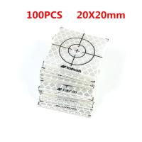 100pcs topcon Reflector Sheet tape target sheet size 20 30 40 50 60mm topcon Total station Surveying Reflective Tape Target