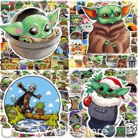 ▧✧ 50/100pcs Disney Star Wars Baby Yoda Stickers for Kids DIY Skateboard Luggage Laptop Diary PVC Cute Decals Anime Sticker Toys