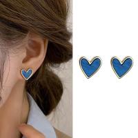 【YF】✉♟☸  Delysia King  blue love earrings 2021 new temperament round face slim fashion earring