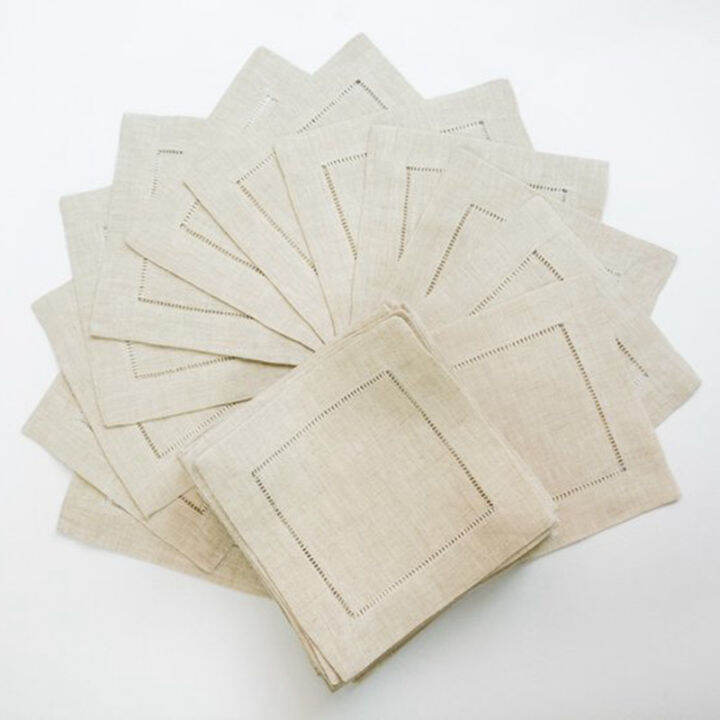 12-pcs-cocktail-napkin-hemstitch-napkins-linen-cotton-cocktail-napkins-8-x8-20x20cm