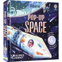 Usborne pop up space Usborne space themed three-dimensional paper art popular science book (English version) stem enlightenment Book extracurricular popular science books for children aged 3-6