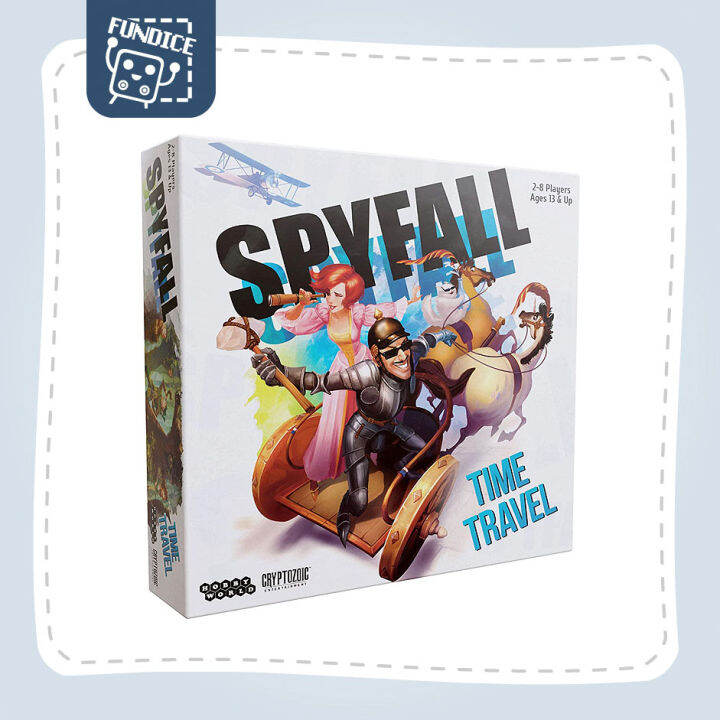 Fun Dice Spyfall Time Travel Board Game Lazada.co.th