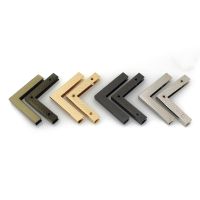 【CC】▲㍿✘  A pair of Metal Edging Buckle Screws Clip Edges Protector Clasp for Leather Crafts Hardware Accessories