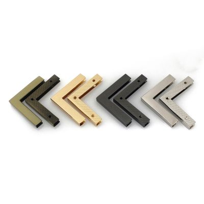 【CC】▲㍿✘  A pair of Metal Edging Buckle Screws Clip Edges Protector Clasp for Leather Crafts Hardware Accessories