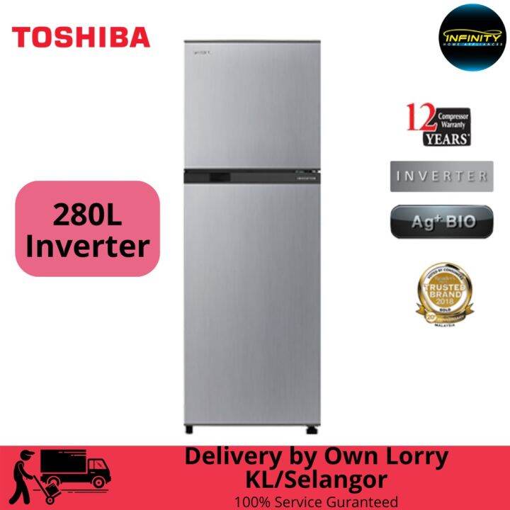 toshiba fridge 280l