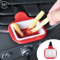 Portable Universal Sauce Holders Stand Dip Clip Car Ketchup Rack Basket Dipping Sauces Car Interior Car Styling