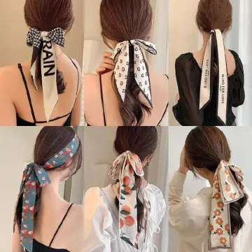 Buy Red Ribbon Hair Tie Online | Lazada.Com.Ph
