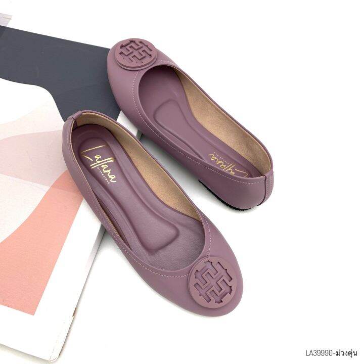 halobangkok-รองเท้า-flat-shoes-หนังไมโครไฟเบอร์-รุ่น-la39990