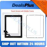 newprodects coming Replacement New Touch Screen with Middle Frame Home Button Flex Cable Camera Holder For iPad 2 A1395 A1396 A1397 Black White