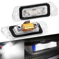 ไฟป้ายทะเบียน Led รถยนต์2ชิ้นโคมไฟตัวเลข12V สำหรับ Mercedes Benz R-Clas W251 ML-Class W164 GL-Class X164ตกแต่ง Canbus